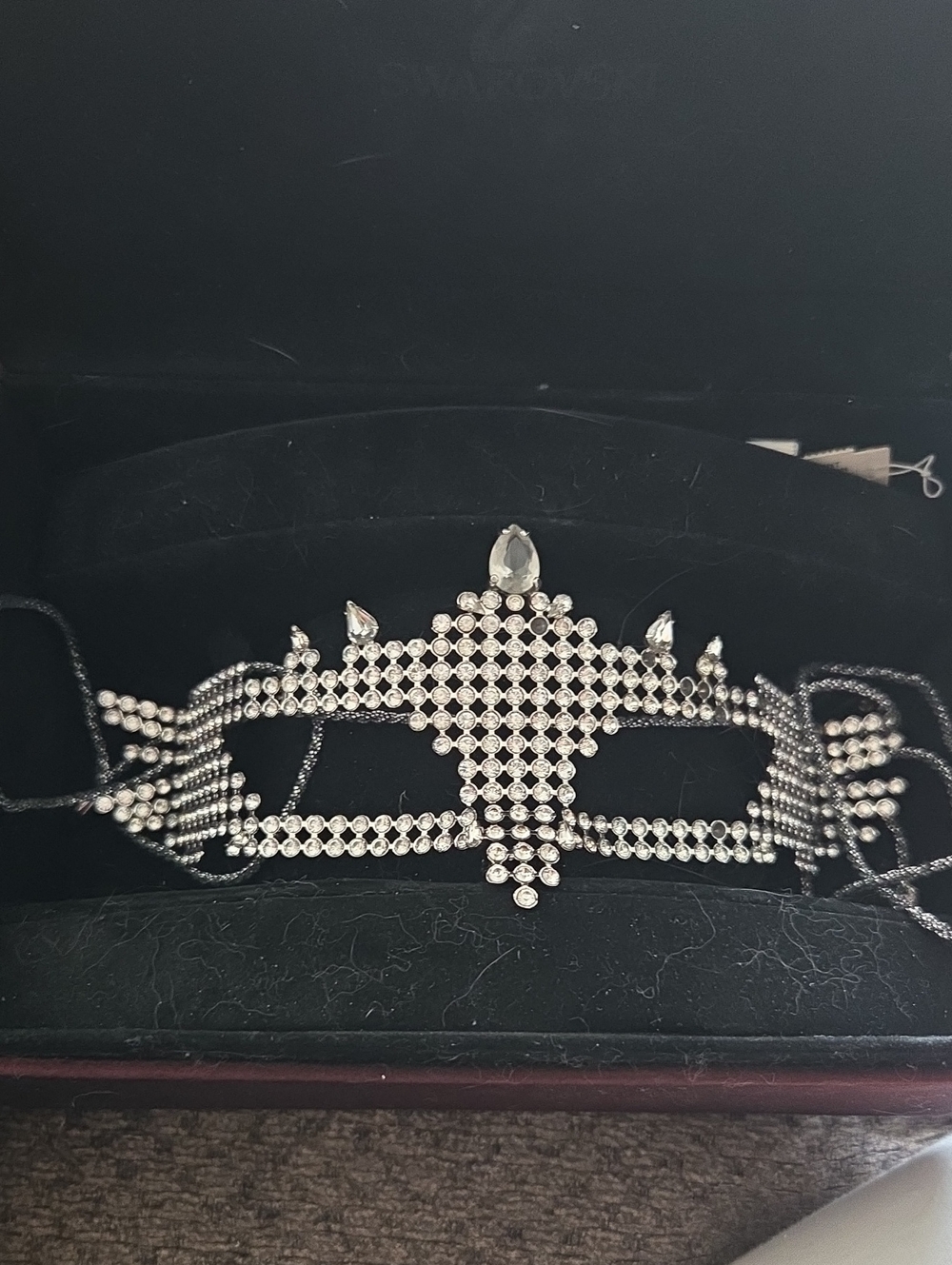 RARE Vintage Swarovski 1999 limited edition crystal masquerade eye mask